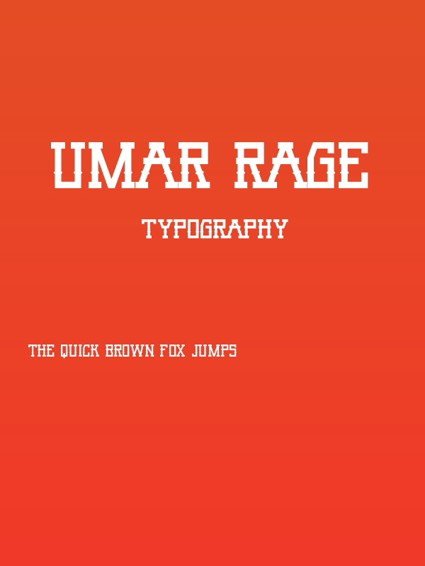 Umar Rage Poster