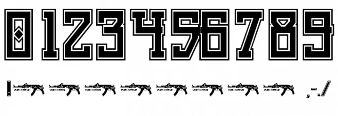 Umar Slab College Font OTHER CHARS