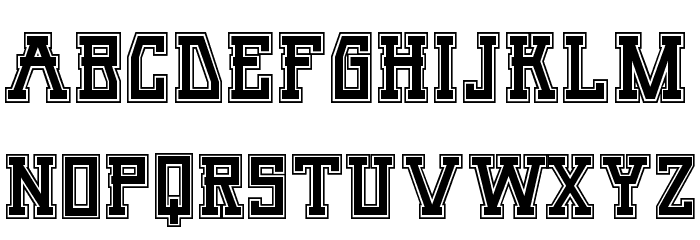 Umar Slab College Font LOWERCASE