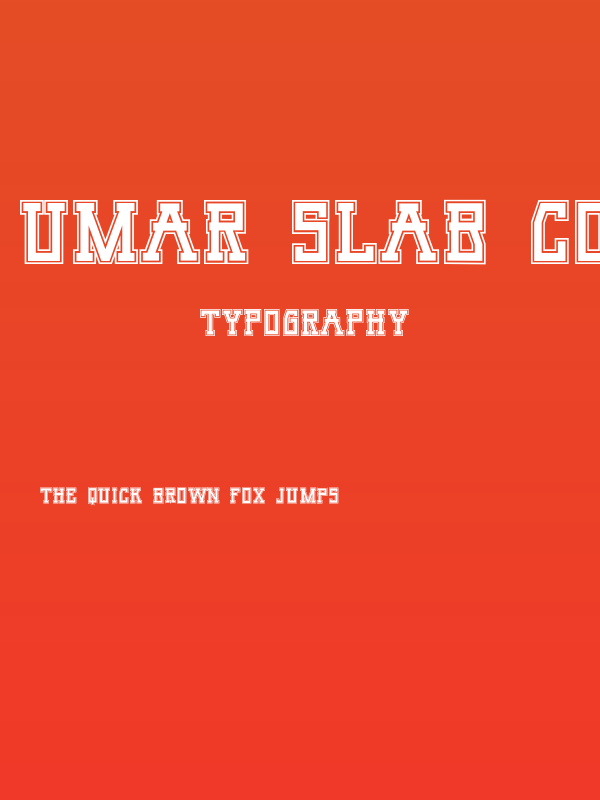 Umar Slab College Poster