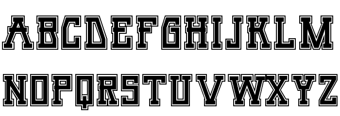 Umar Slab College Font LOWERCASE