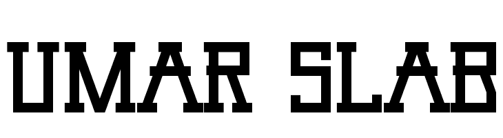 Umar Slab  नि: शुल्क फ़ॉन्ट्स डाउनलोड