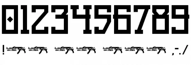 Umar Slab Font OTHER CHARS