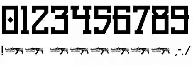 Umar Slab Font OTHER CHARS