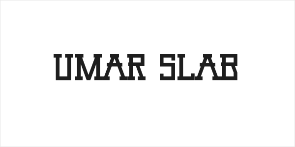 Umar Slab Logo
