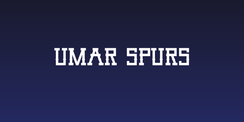 Umar Spurs Social Header