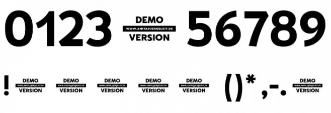 Umba Sans Bold Demo Font OTHER CHARS