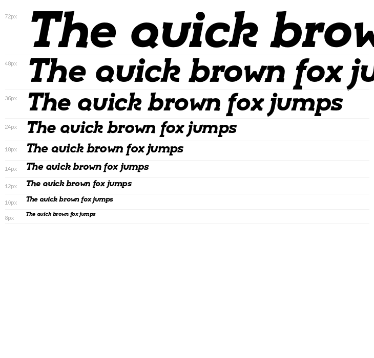 Umba Slab Demo Alt Bold Italic Waterfall