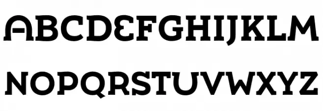 Umba Slab Demo Alt Bold Font UPPERCASE