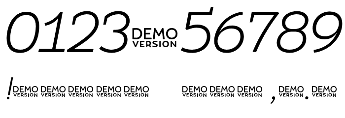 Umba Slab Demo Alt Light Italic Font OTHER CHARS