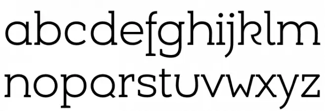 Umba Slab Demo Alt Light फ़ॉन्ट लोअरकेस