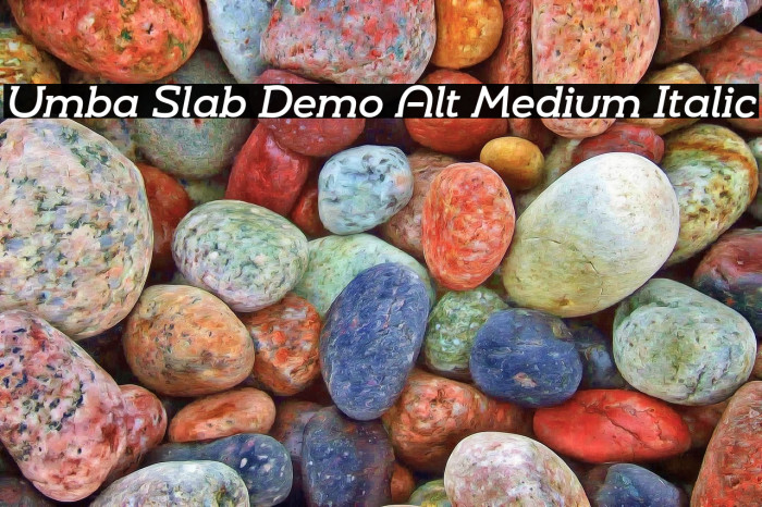 Umba Slab Demo Alt Medium Italic Example 2