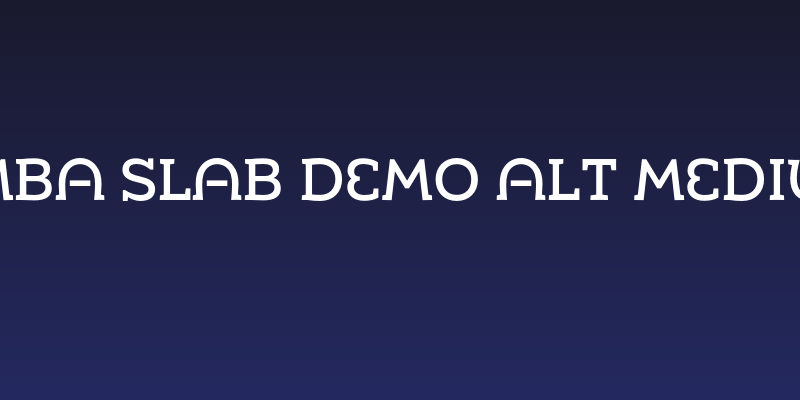 Umba Slab Demo Alt Medium Social Header