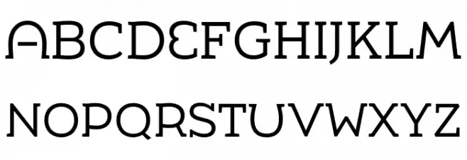 Umba Slab Demo Alt Regular Fonte MAIÚSCULAS