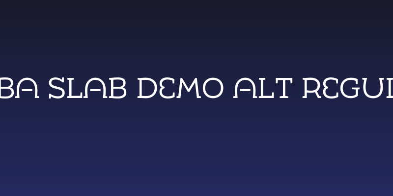 Umba Slab Demo Alt Regular Social Header