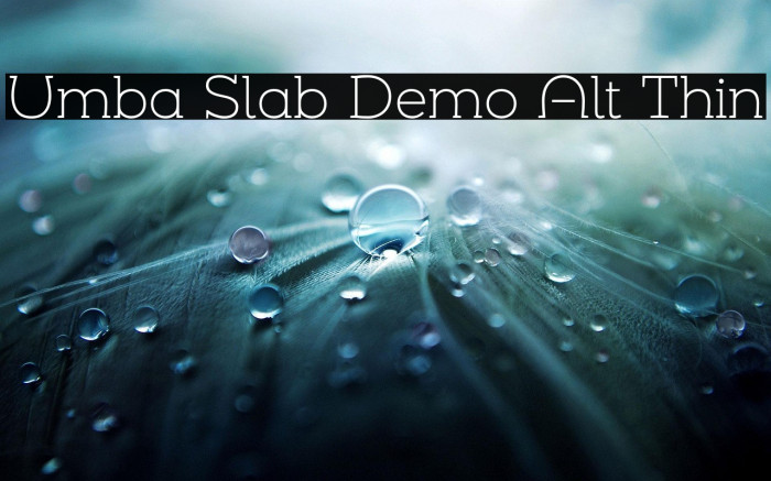 Umba Slab Demo Alt Thin Example 3