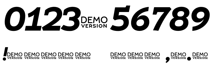 Umba Slab Demo Bold Italic Font OTHER CHARS