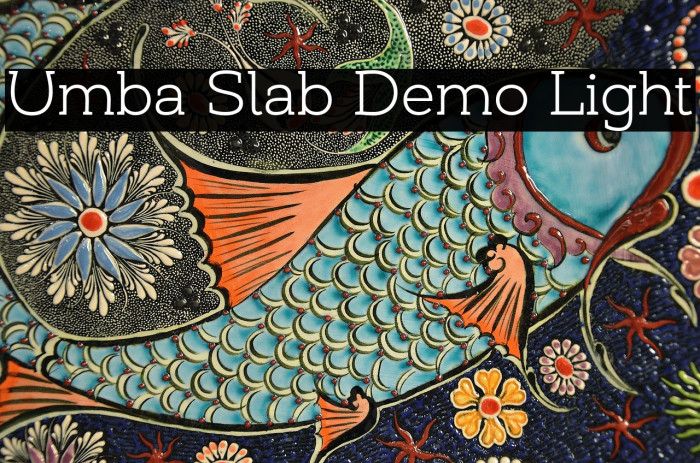 Umba Slab Demo Light Example 1