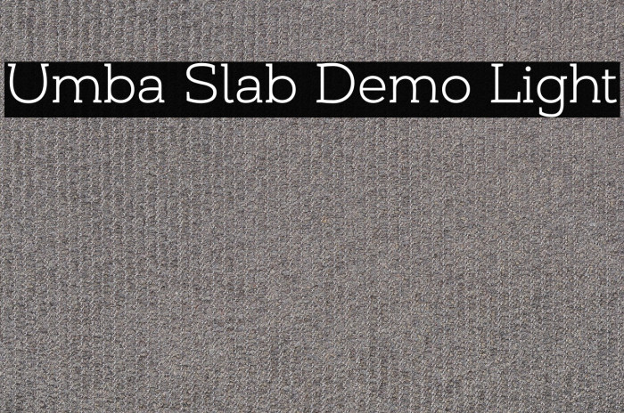 Umba Slab Demo Light Example 3