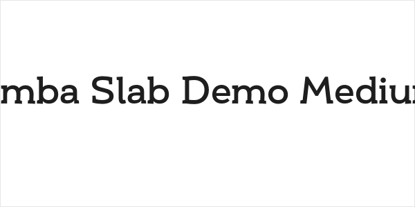 Umba Slab Demo Medium Logo