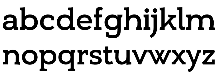 Umba Slab Demo Medium Font LOWERCASE