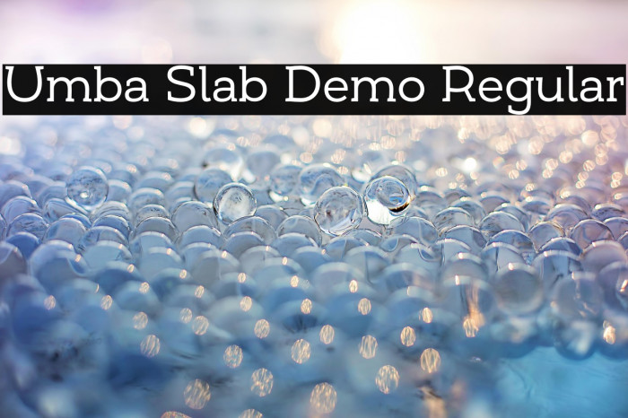 Umba Slab Demo Regular Example 2