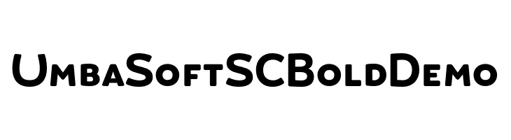 Umba Soft SC Bold Demo  免费字体下载