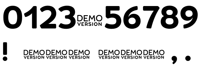 Umba Soft SC Bold Demo Font OTHER CHARS