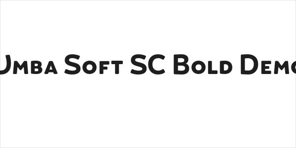 Umba Soft SC Bold Demo Logo