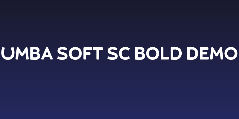 Umba Soft SC Bold Demo Social Header