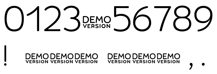 Umba Soft SC Light Demo Font OTHER CHARS