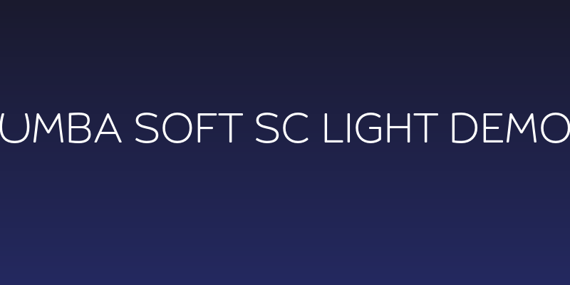 Umba Soft SC Light Demo Social Header