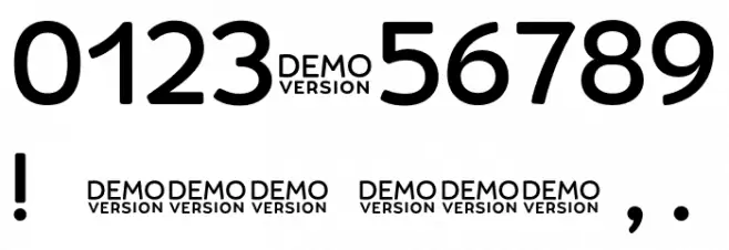 Umba Soft SC Medium Demo Font OTHER CHARS