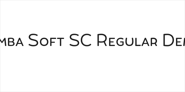 Umba Soft SC Regular Demo Logo