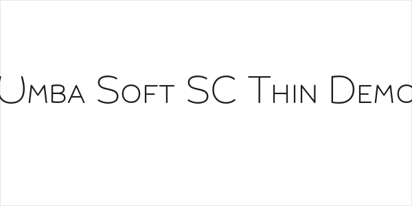 Umba Soft SC Thin Demo Logo