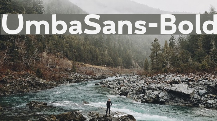UmbaSans-Bold Example 1