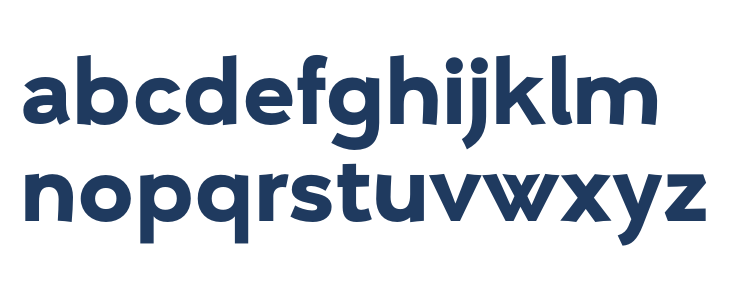 UmbaSans-Bold Lowercase