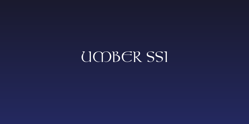 Umber SSi Social Header