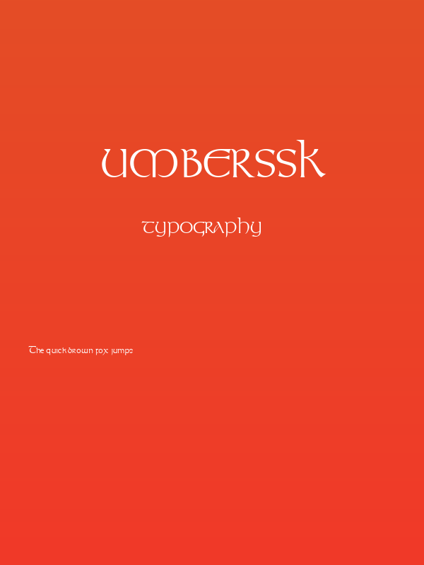 UmberSSK Poster