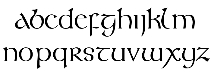 UmberSSK Font LOWERCASE