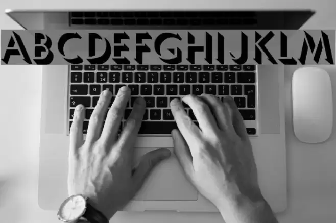 Umbles Font examples