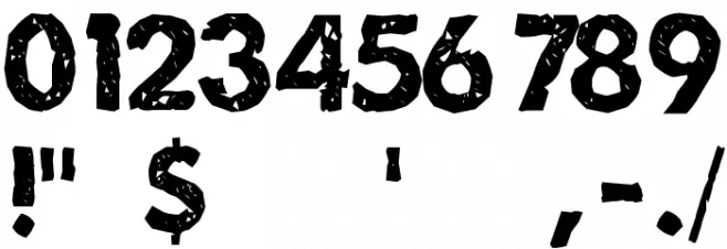 Umbrage Font OTHER CHARS