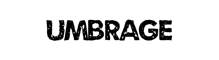 Umbrage  नि: शुल्क फ़ॉन्ट्स डाउनलोड