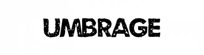 Umbrage  नि: शुल्क फ़ॉन्ट्स डाउनलोड