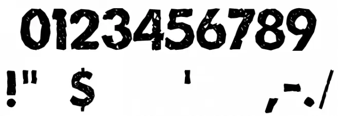 Umbrage Font OTHER CHARS