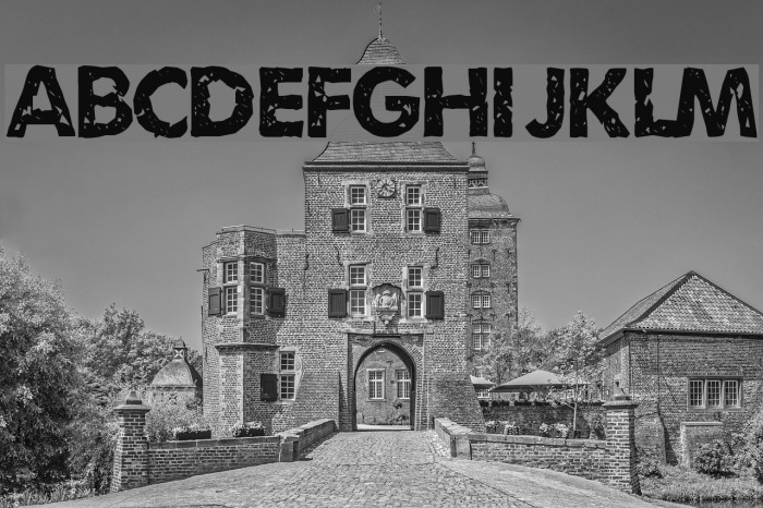 Umbrage Schriftart examples