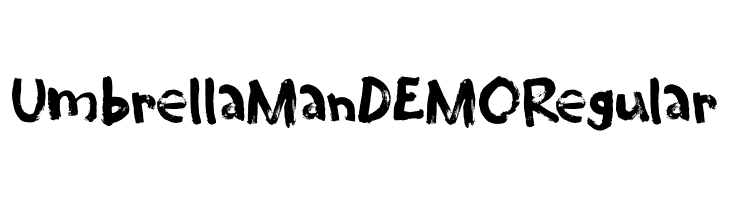 Umbrella Man DEMO Regular  免费字体下载