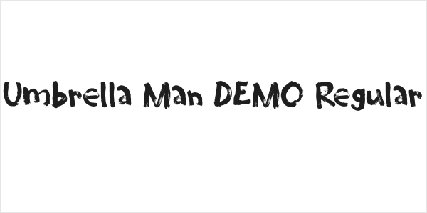 Umbrella Man DEMO Regular Logo