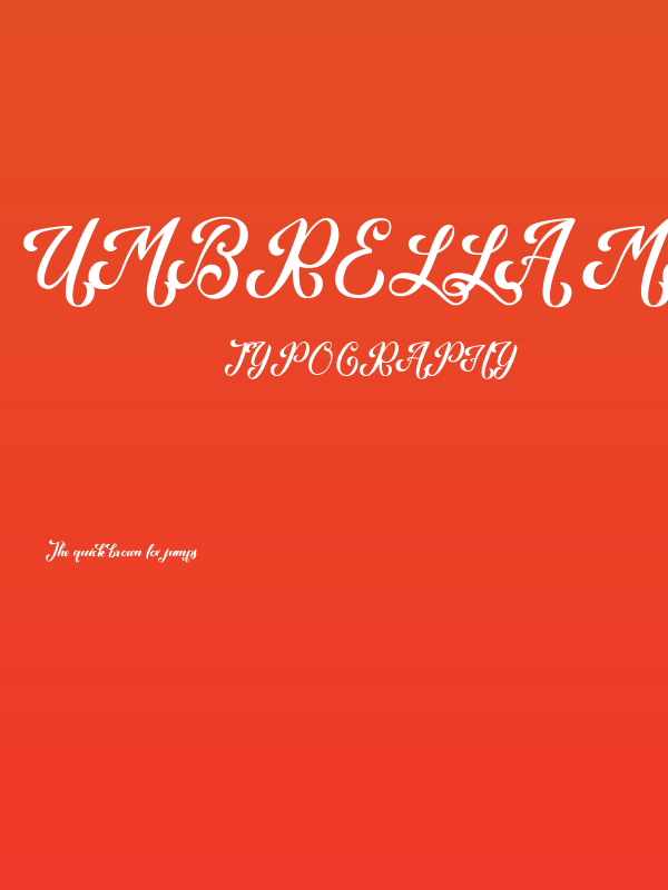 Umbrella Market Poster