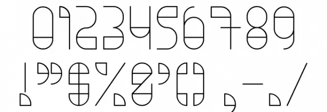 Umbrellast Font OTHER CHARS